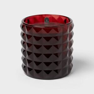 Threshold‎ Studded Ombre Candle 10oz Musk Vanilla Black Glass Jar Cozy Home NEW